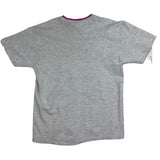 Vintage Grey Flower T-Shirt 90s - XL
