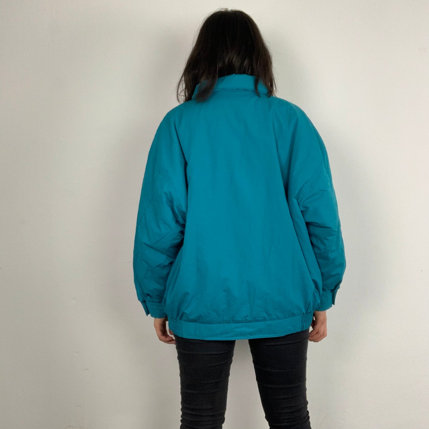 Vintage Turquoise Jacket 90s - L