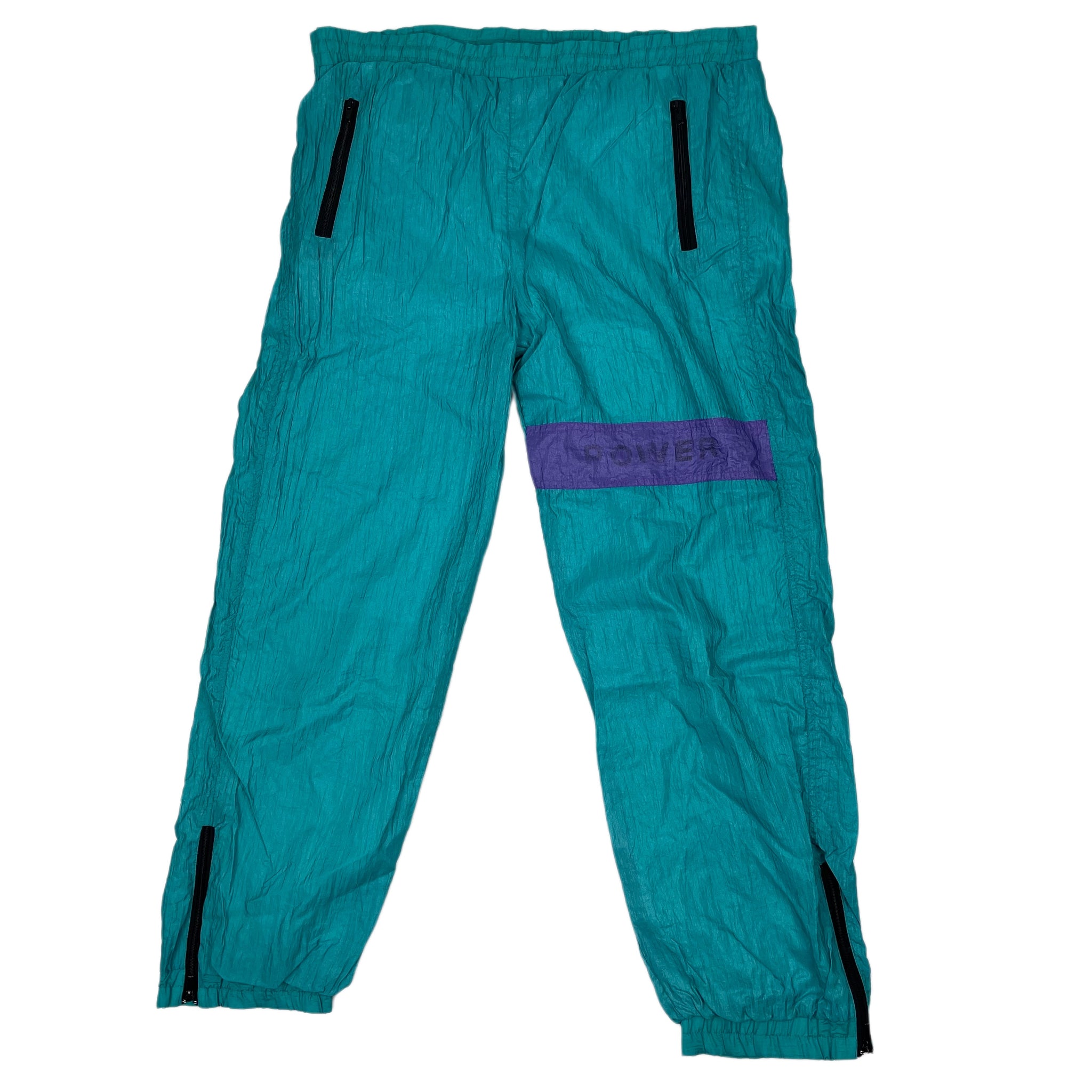 Vintage Turquoise Track Pants - XL