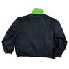 Vintage Black Green Champion Rain Jacket  1/3 Zip - L/XL
