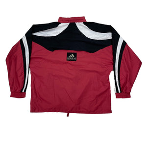 Vintage Red Black Adidas Equipment Track Jacket 90s - XL