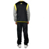 Vintage Yellow Black Adidas Tracksuit with Vest Function 2000s- M/L