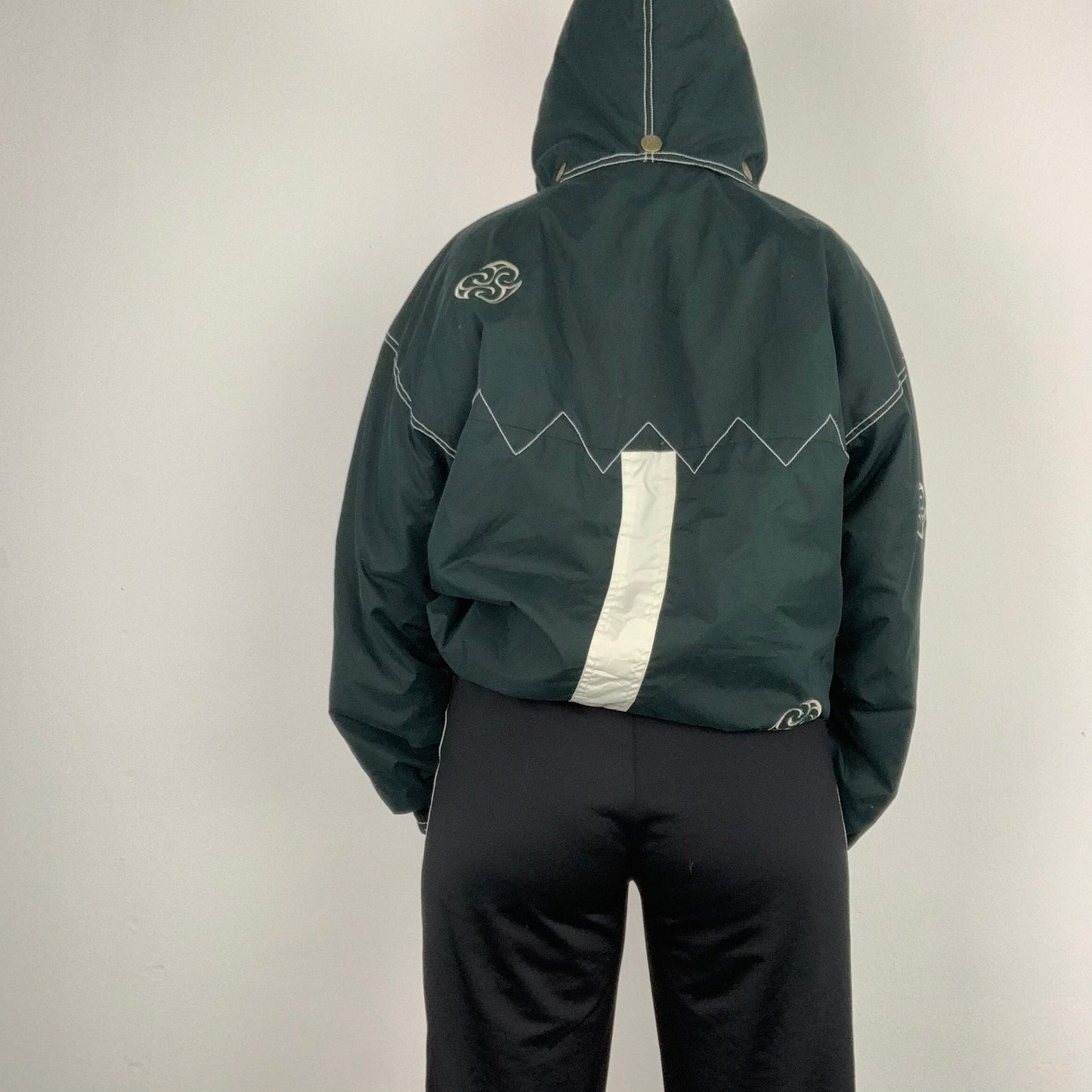 Vintage Green Kangaroo Jacket 90s - L