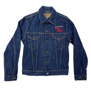 Vintage Denim Jeans Jacket Bon Jovi - M