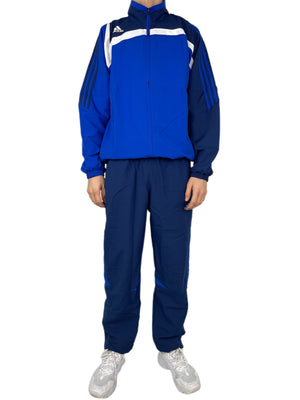 Vintage Blue Adidas Tracksuit with Tag - L