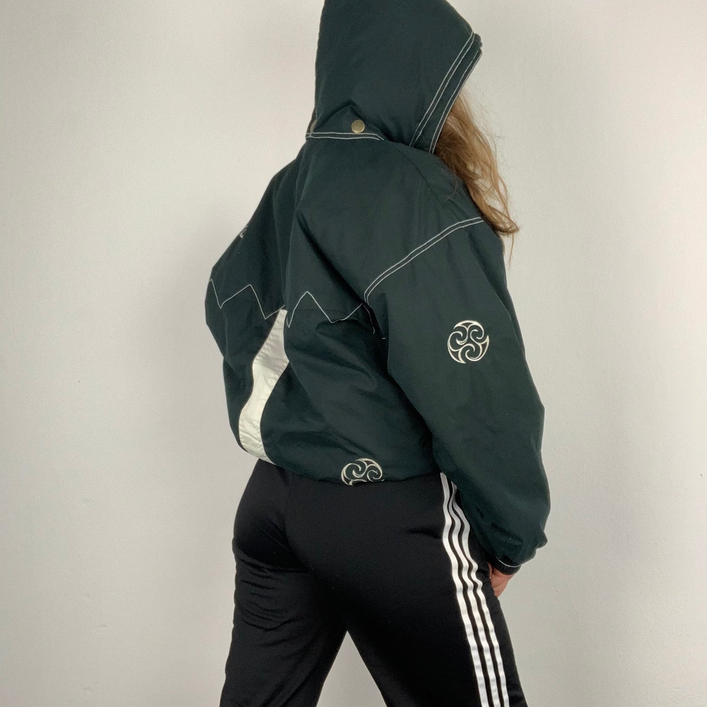 Vintage Green Kangaroo Jacket 90s - L