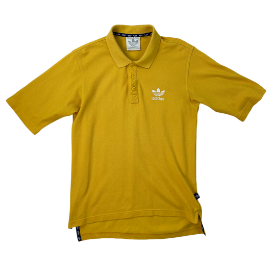Vintage Yellow Adidas Polo Shirt 90s - XS/S