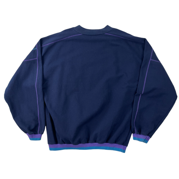 Vintage Blue Adidas Sweatshirt 90s - XL/XXL