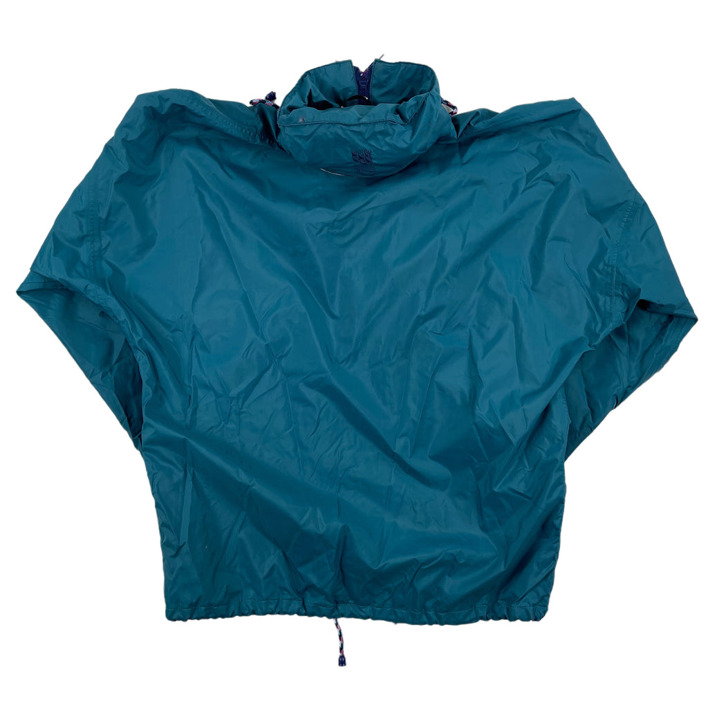 Vintage Turquoise Helly Hansen Rain Jacket 90s - M/L