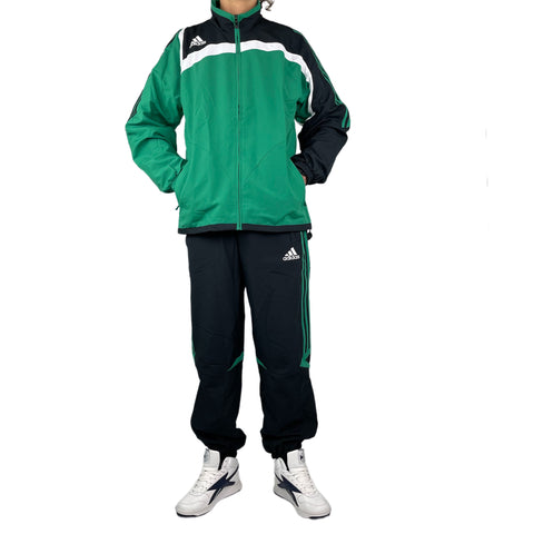 Vintage Green Black Adidas Track Suit with Tags  - M