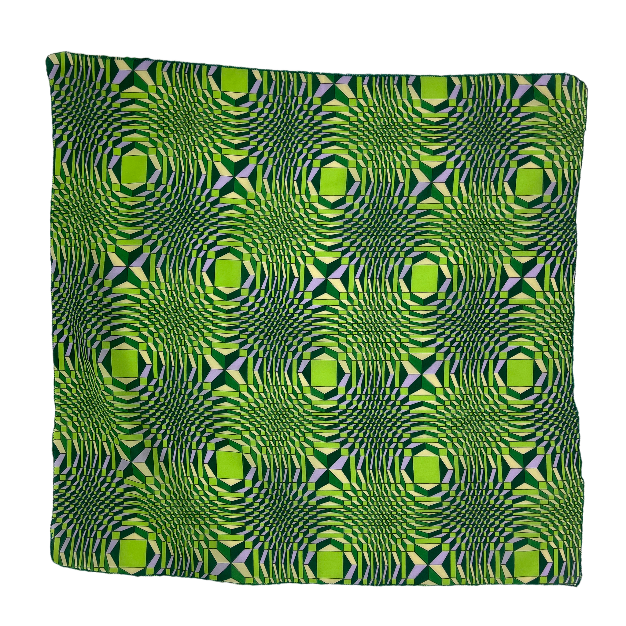 Green Pattern Scarf -