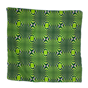 Green Pattern Scarf -