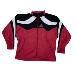 Vintage Red Black Adidas Equipment Track Jacket 90s - XL