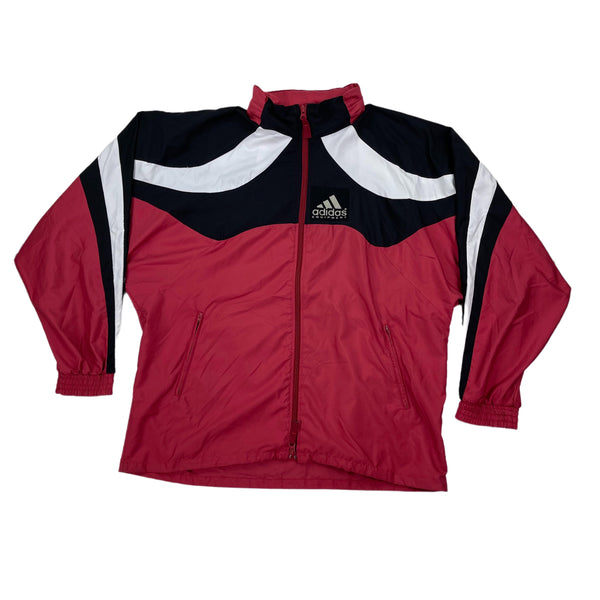 Vintage Red Black Adidas Equipment Track Jacket 90s