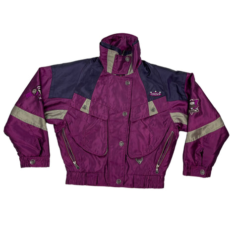 Vintage Shiny Purple Spyder Ski Jacket - M