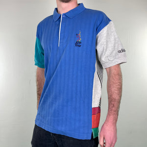 Vintage Tennis Adidas Polo-Shirt 90s - L
