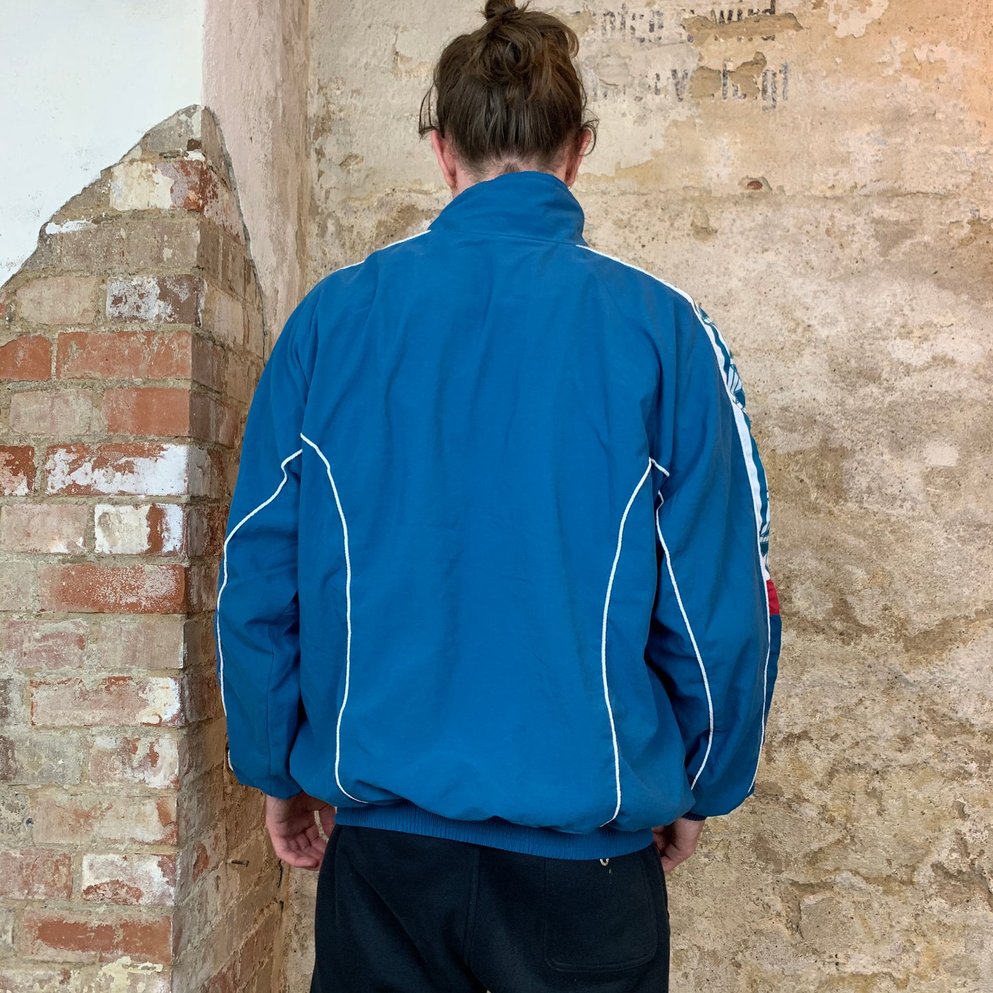 Vintage Blue Track Jacket 90s - L/XL