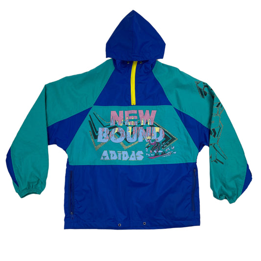 Vintage Blue Adidas Snowboard Jacket 80s - M